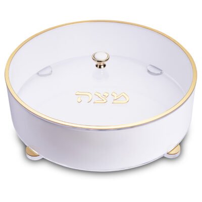 קופסא למצה עגולה מאקריליק 40 ס"מ