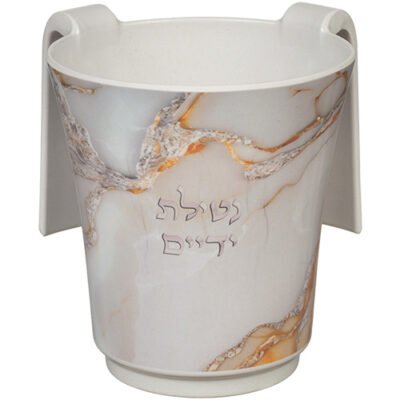 נטלה "במבוק עבה" עם הדפסה "נטילת ידים" 14 ס"מ