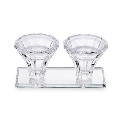 פמוטי קריסטל מהודרים 10 סמ