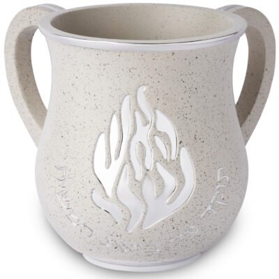 נטלה מהודרת מפולימר ציפוי כסף 14 ס"מ